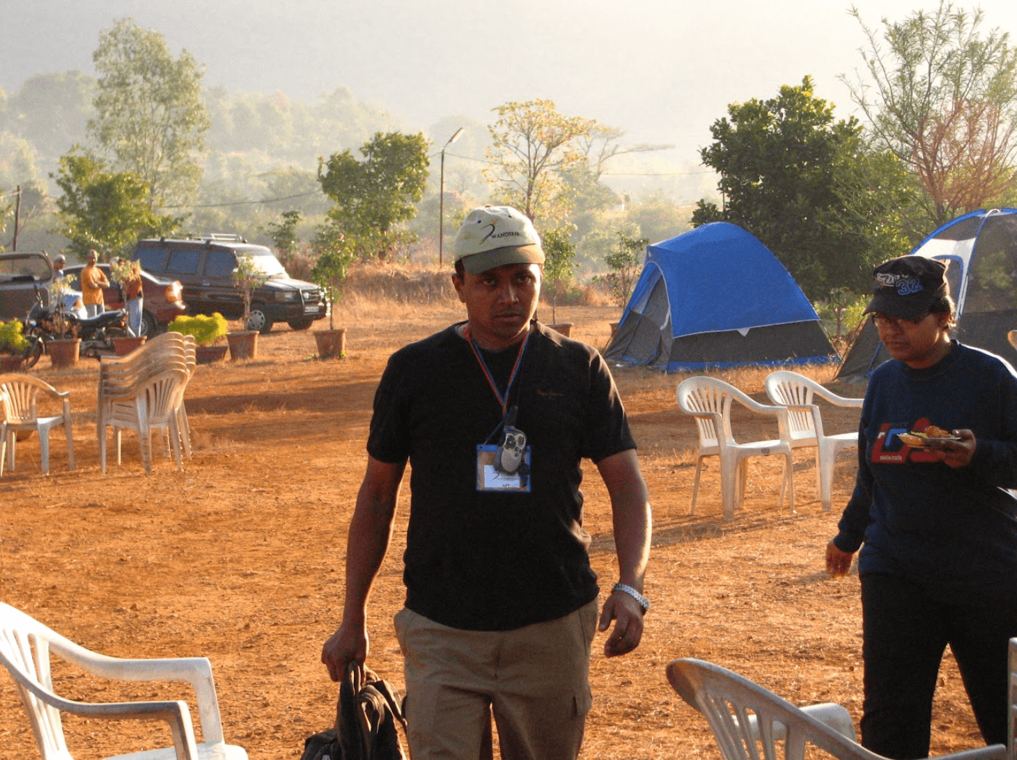 Campsite Morning Vista & Team Briefing Area